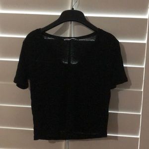 Zara low cut shirt